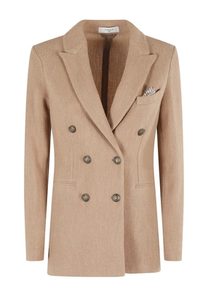 Circolo 1901 double-breasted blazer - Brown