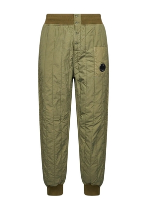C.P. Company GD quilted patch-pocket track pants - Green