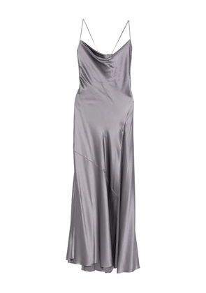 Danamé cowl-neck slip dress - Grey