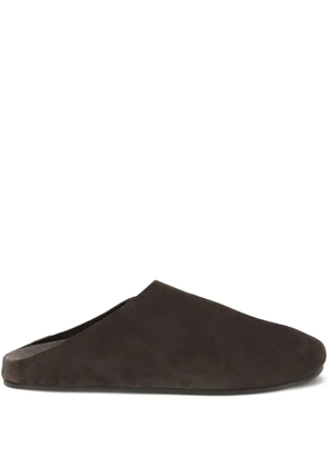 The Row Hudson round-toe mules - Brown