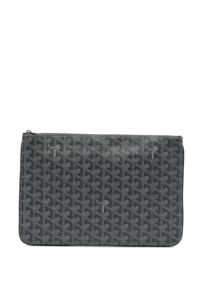 Goyard Pre-Owned 2018 Goyardine Senat MM clutch bag - Grey