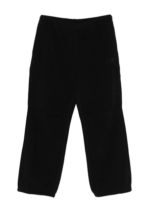 MM6 Maison Margiela fleece cuffed-hem trousers - Black