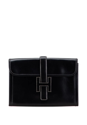 Hermès Pre-Owned 1995 Box Calf Jige 29 clutch bag - Black