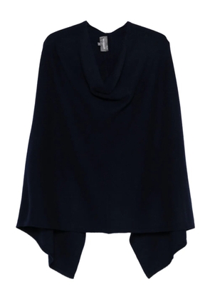 BOMPARD cashmere long poncho - Blue