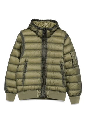 C.P. Company hooded quilted jacket - Green