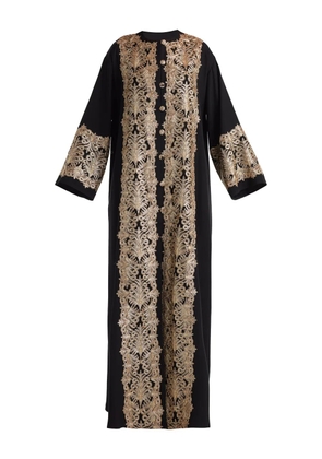 Tadashi Shoji sequin-embellished kaftan dress - Black