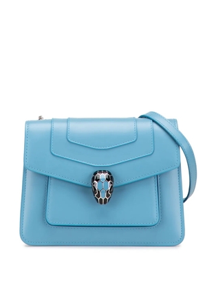 Bvlgari Pre-Owned 2010-2025 Leather Serpenti Forever crossbody bag - Blue
