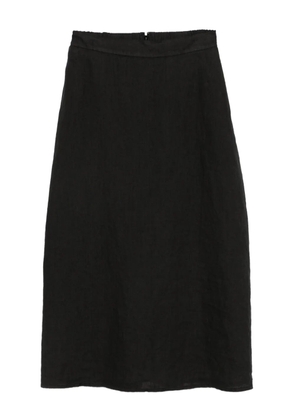 Kristensen Du Nord A-line cotton midi skirt - Black
