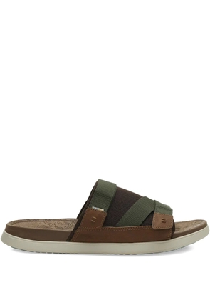 Toms TRVL Lite 'Brown/Green' slides