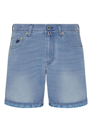 Vilebrequin five-pocket turtle denim shorts - Blue