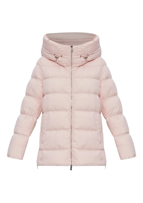 Add padded hooded jacket - Pink