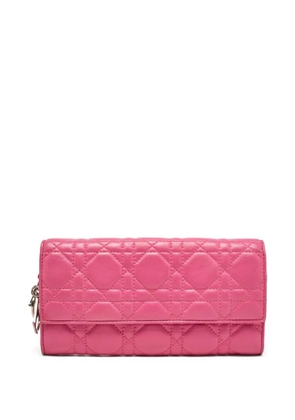 Christian Dior Pre-Owned Lady Dior wallet - Pink