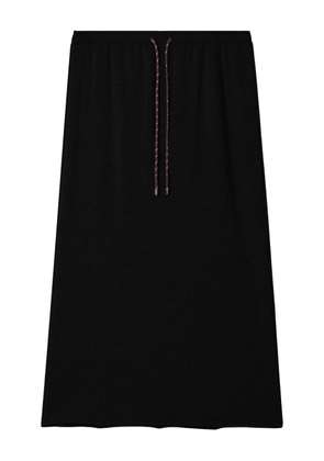 tout a coup drawstring midi skirt - Black