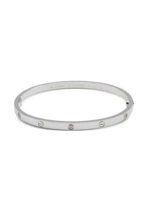 Cartier 10s 18K white gold Love Breath diamond bracelet - Silver