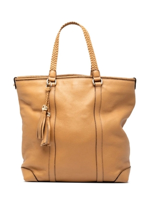 Gucci Pre-Owned 2000-2015 Large Leather Marrakech tote bag - Brown