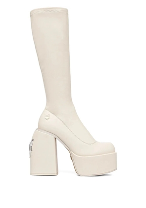 NAKED WOLFE 130mm Spice platform boots - Neutrals