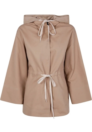 TWINSET hooded jacket - Neutrals