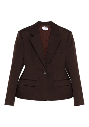 Stella McCartney tailoring moulded blazer - Brown