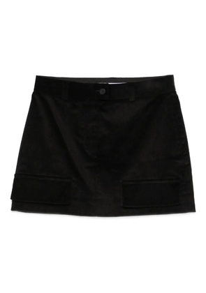 MEDEEA cotton straight skirt - Black
