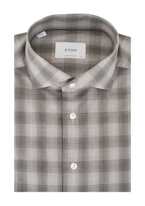 Eton checked shirt - Neutrals
