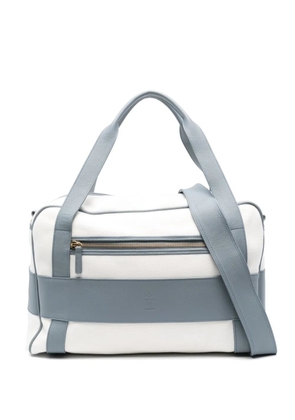 Eleventy canvas duffle bag - White