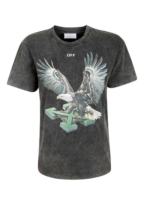 Off-White Eagle Arrow graphic-print T-shirt - Grey