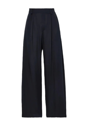 Vince pleated wide-leg trousers - Black