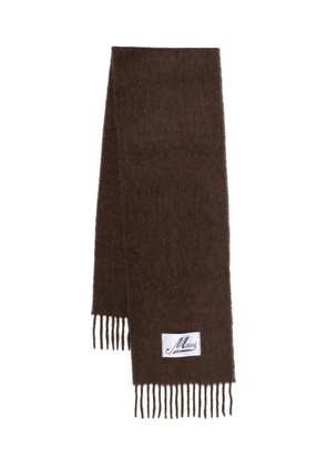 Marni fringed scarf - Brown