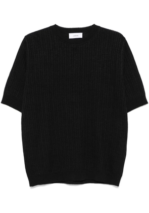 Lardini ribbed T-shirt - Black