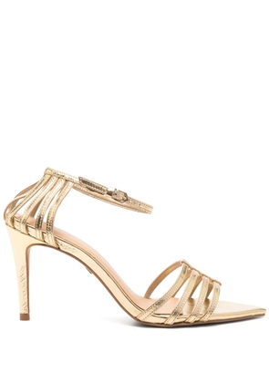 CARRANO 90mm leather sandals - Gold