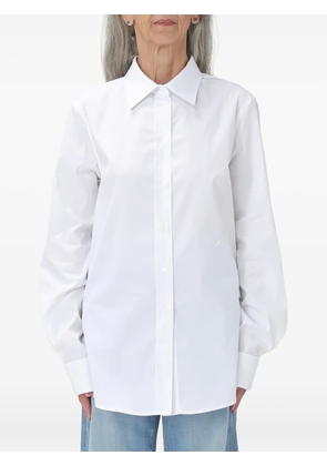 Jacob Cohën logo-embroidered shirt - White