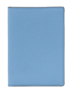 Smythson Panama passport holder - Blue
