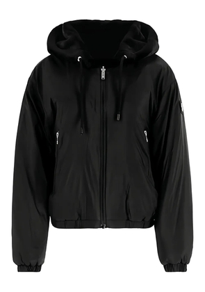 Moose Knuckles hooded zip-front bomber jacket - Black