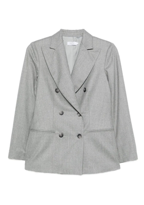 Barba double-breasted blazer - Grey