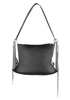PUBLISHED BY chain-embellished leather shoulder bag - Black