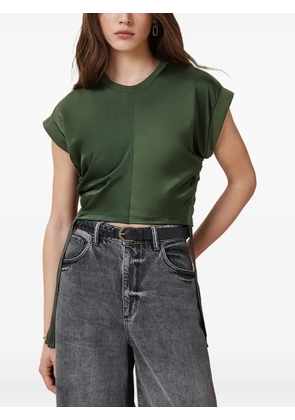 AllSaints Mira side-tie short-sleeve top - Green