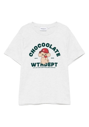 CHOCOOLATE printed T-shirt - Grey