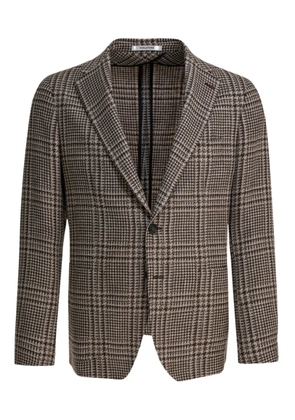 Tagliatore checked blazer - Brown