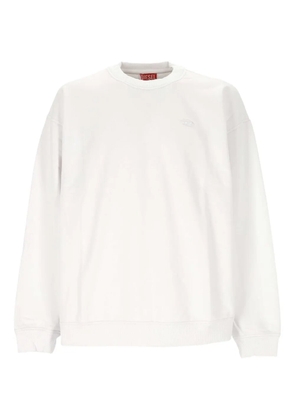 Diesel back-print crew-neck sweatshirt - White