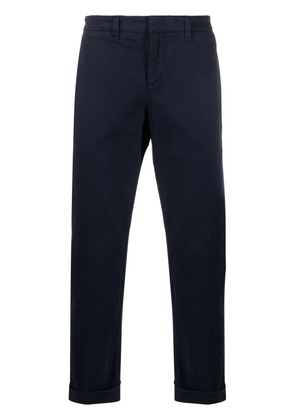 Fay Capri mid-rise tapered trousers - Blue