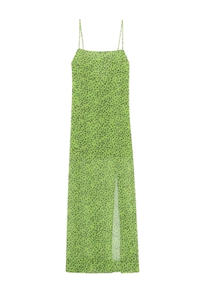 GANNI floral-print dress - Green