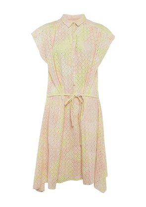 Zadig&Voltaire pre-owned cap-sleeve button-up dress - Pink