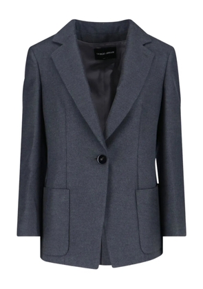 Giorgio Armani single-button blazer - Grey