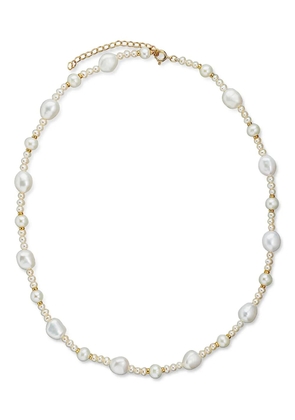 V JEWELLERY Isobelle pearl necklace - Gold