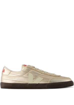 VEJA Panenka round-toe metallic sneakers - Gold