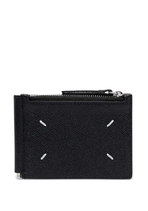Maison Margiela zip detail wallet - Black