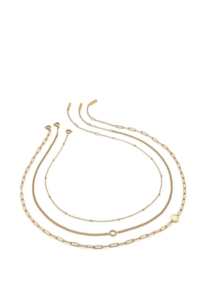 olivia burton Illusion Stacking necklace set - Gold