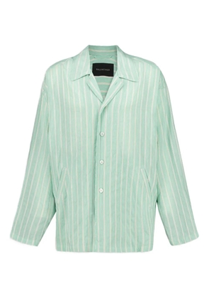 Balenciaga striped shirt - Green