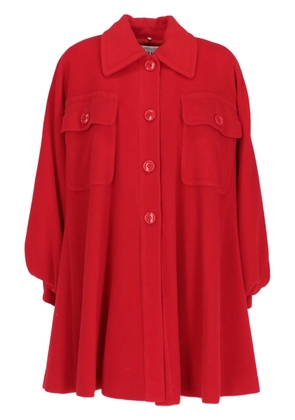 Gianfranco Ferré Pre-Owned 1980s wool coat - Red