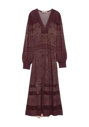 TWINSET v-neck maxi dress - Red